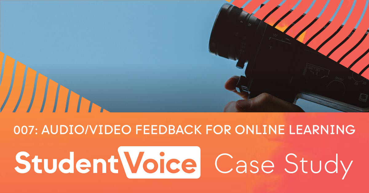 Audio and Video Feedback in Online Learning Environments | Student Voice AI