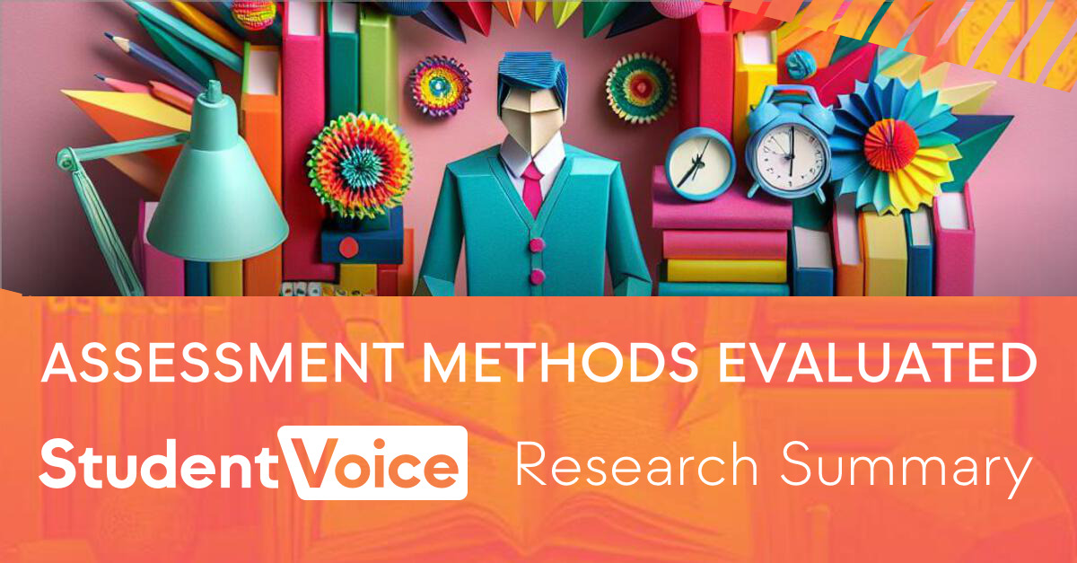 What assessment methods work in therapy education? | Student Voice AI