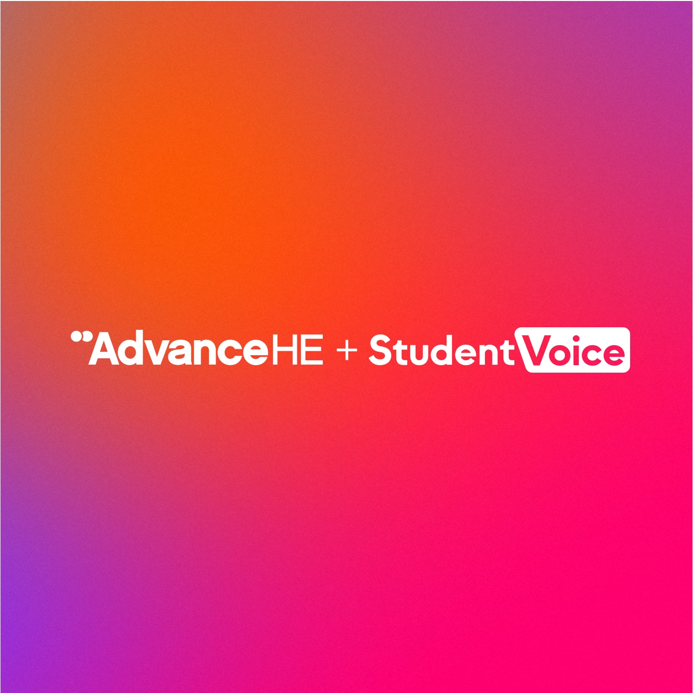 AdvanceHE and Student Voice Logos