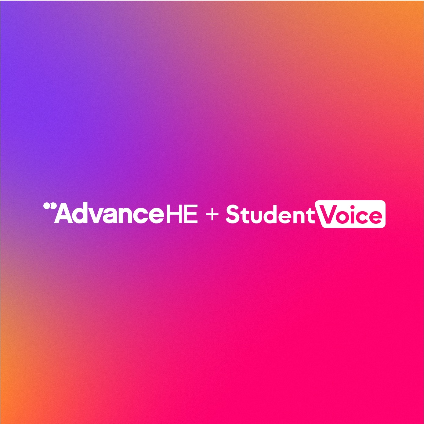 AdvanceHE and Student Voice Logos