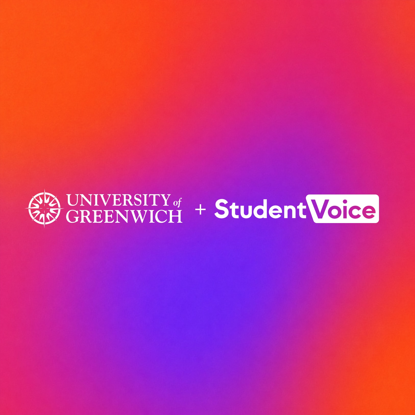 University of Greenwich and Student Voice AI logos