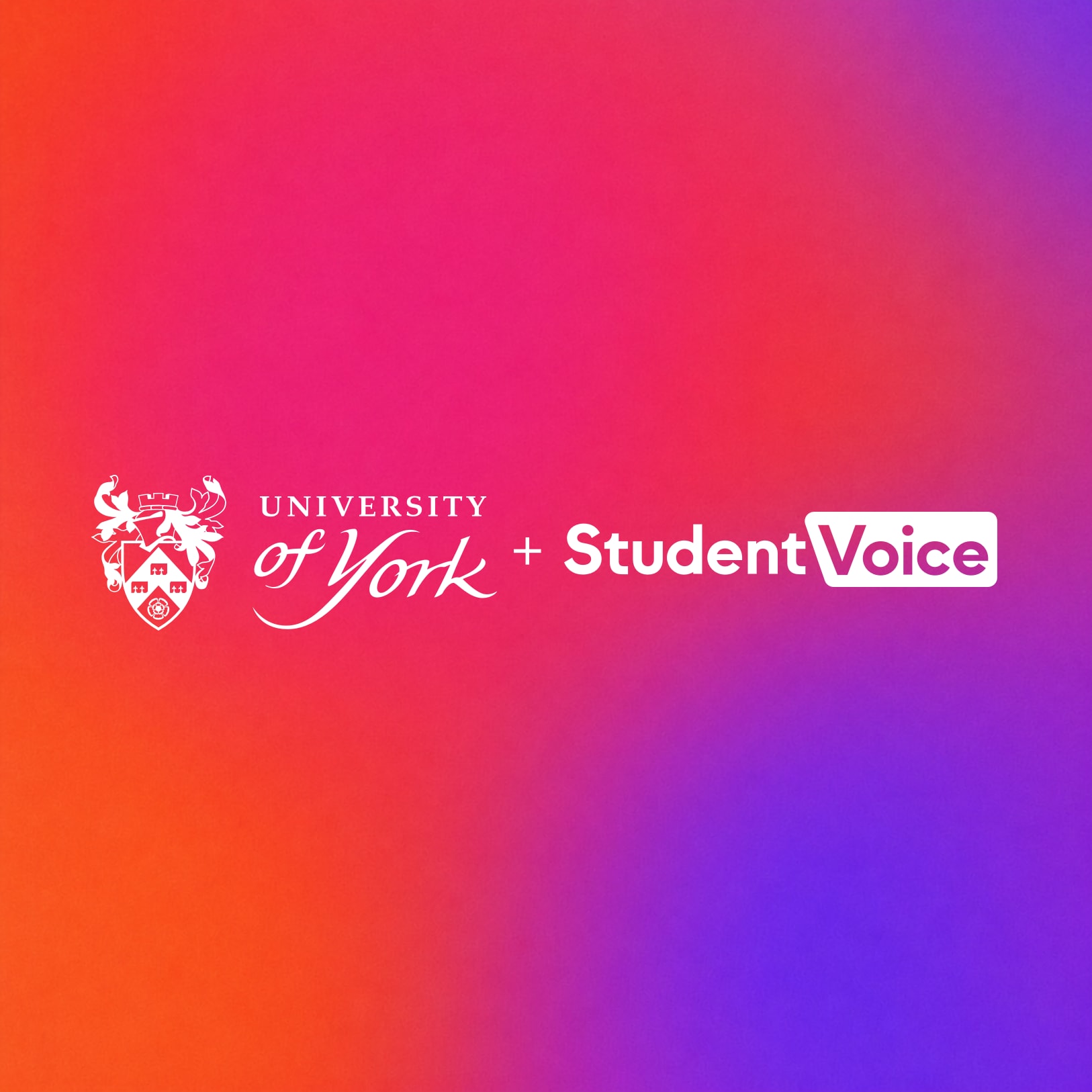 University of York and Student Voice AI logos