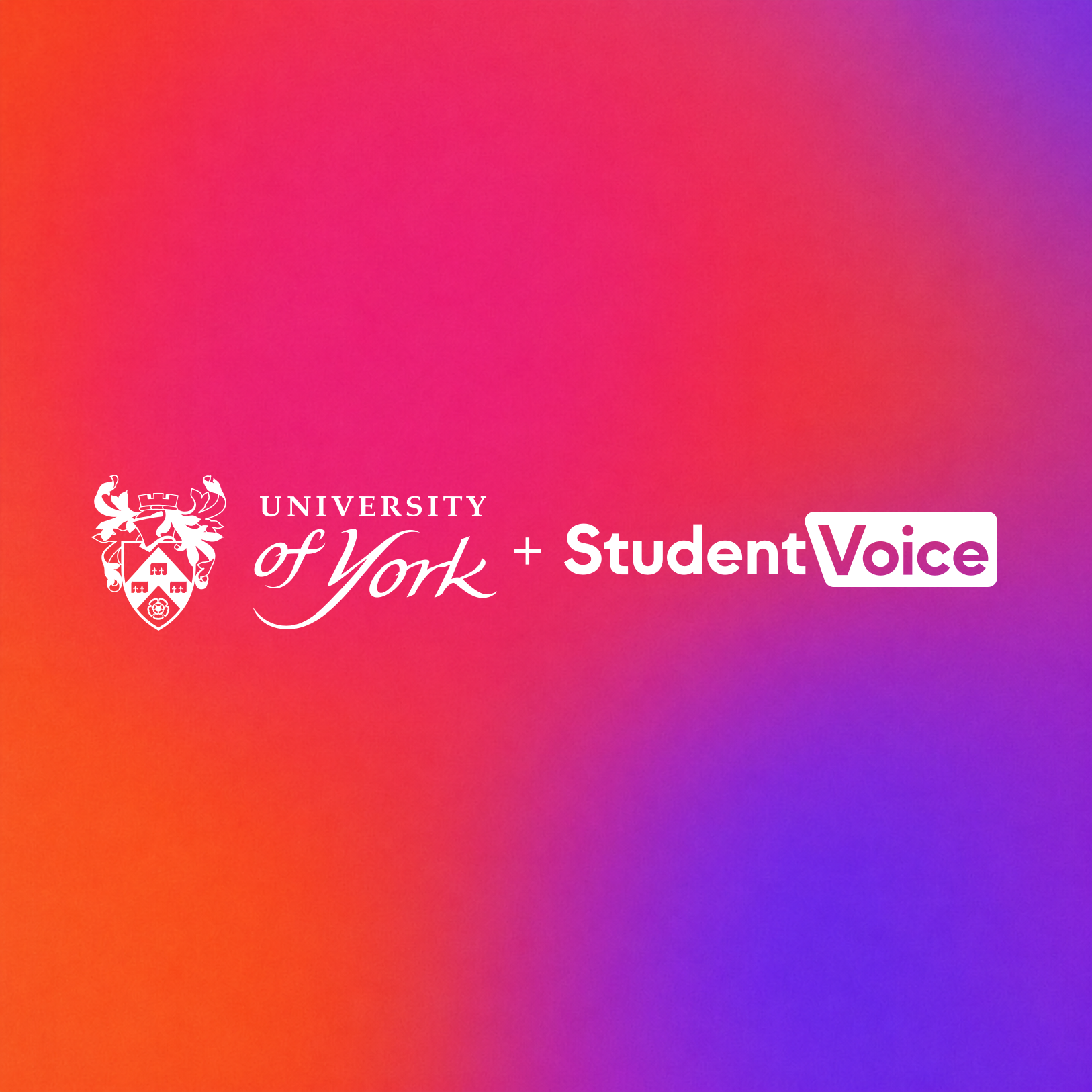 University of York and Student Voice AI logos