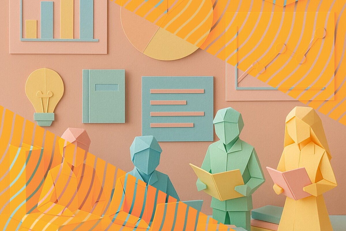 Abstract illustration for a paper summary on PhD competencies and research styles