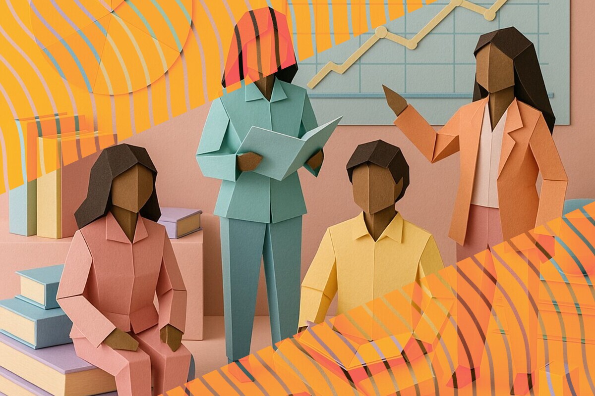 Abstract illustration representing conditional belonging in UK higher education