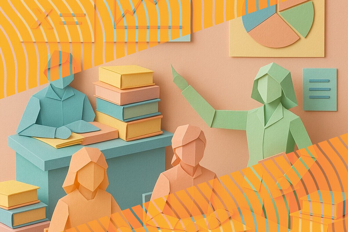 Abstract illustration representing students judging assessment fairness through different personal lenses