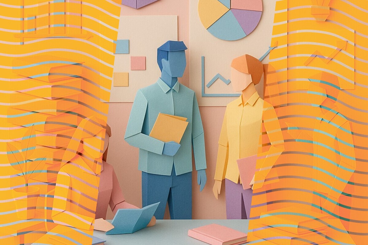 Abstract illustration representing student wellbeing risks in mandatory higher education placements