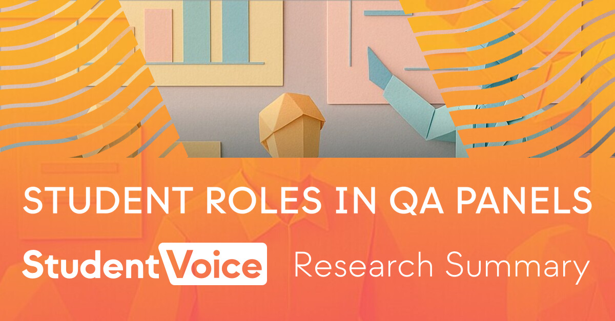 Assure Panel Student members in quality assurance panels need status, training, and ...
