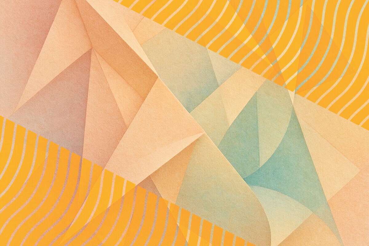 Abstract illustration representing doctoral writing feedback, confidence, and supervisory relationships
