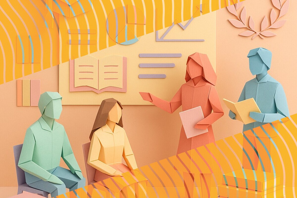 Abstract illustration representing university student loneliness, transition, and social connection