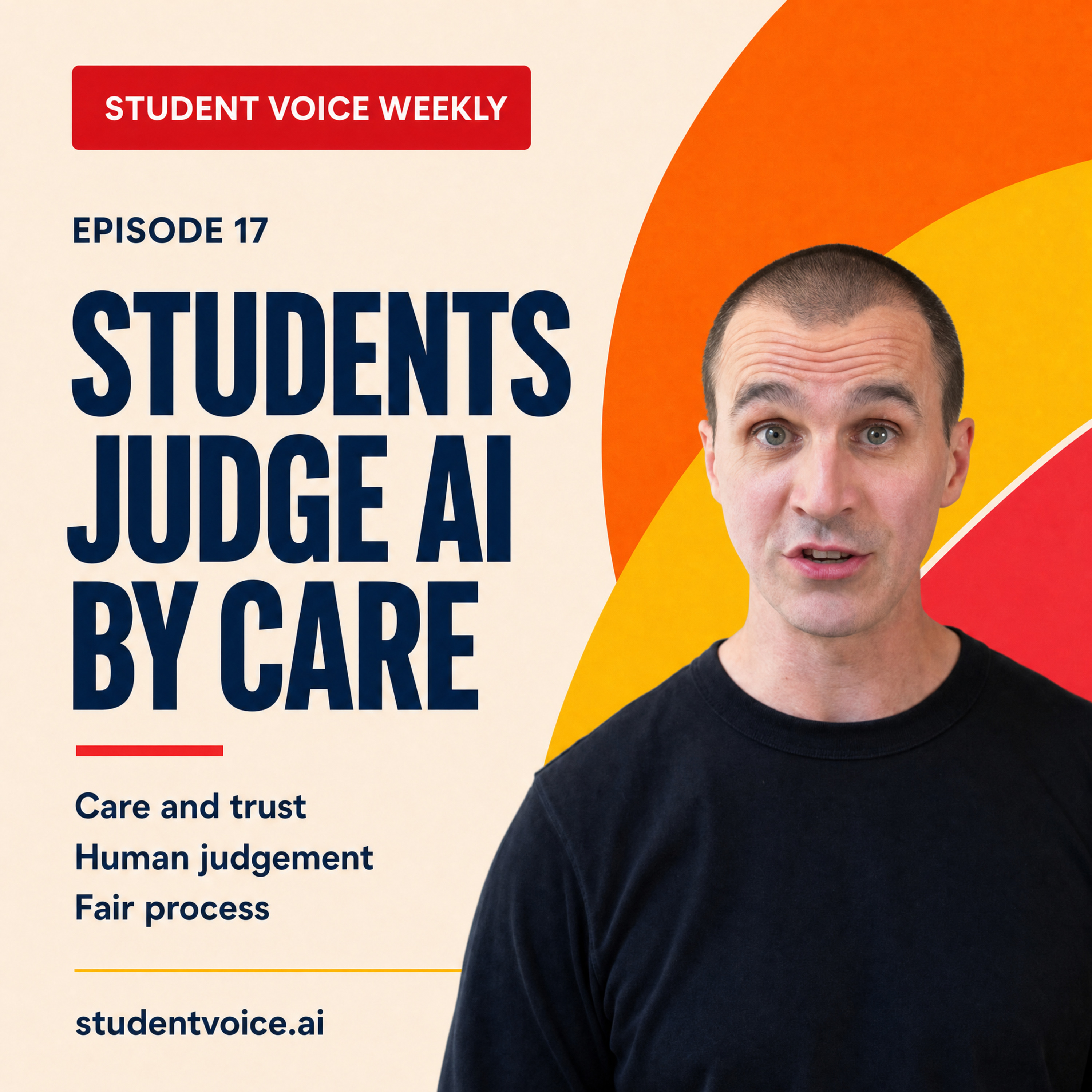 Student Voice Weekly episode 17 artwork with Dr Stuart Grey