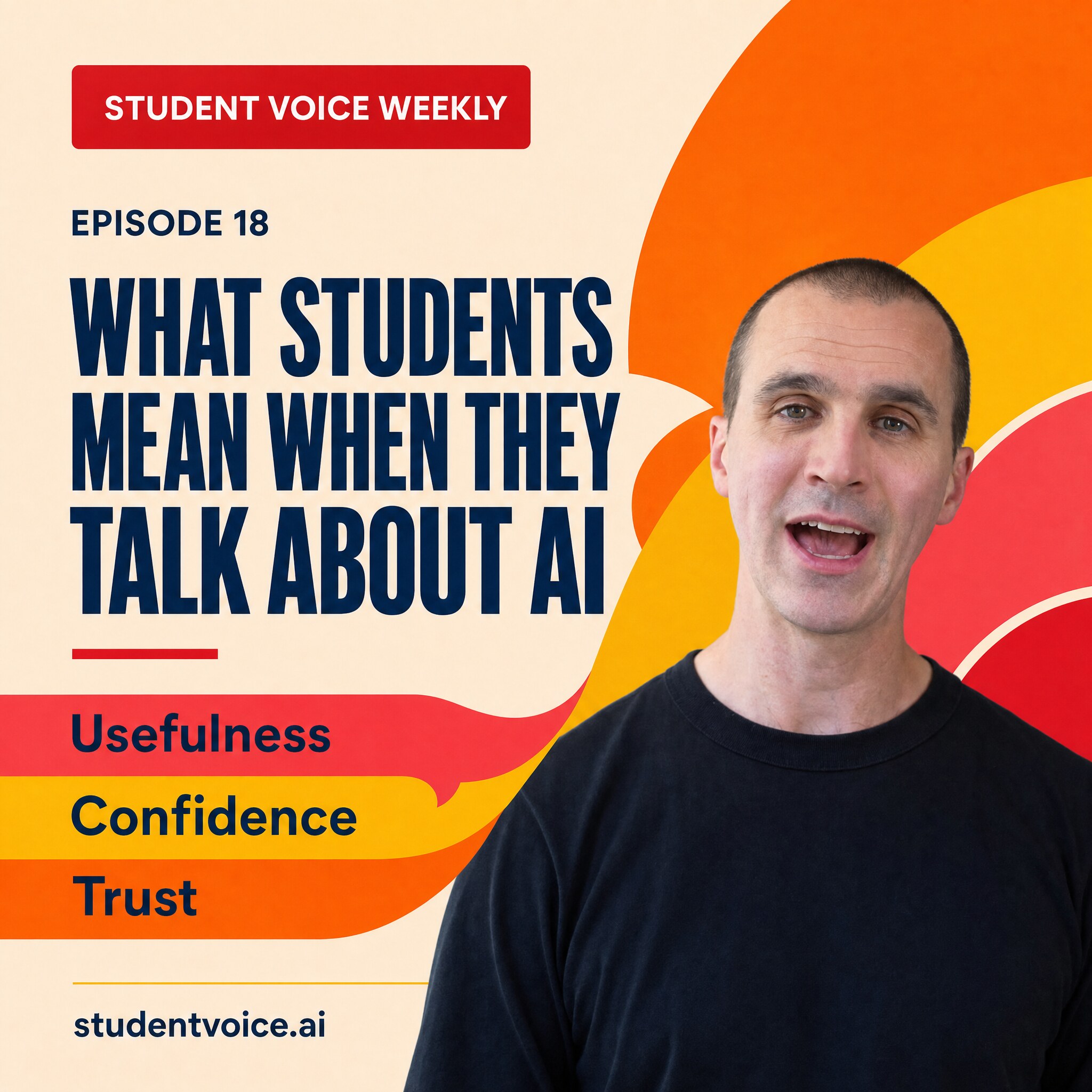 Student Voice Weekly episode 18 artwork with Dr Stuart Grey