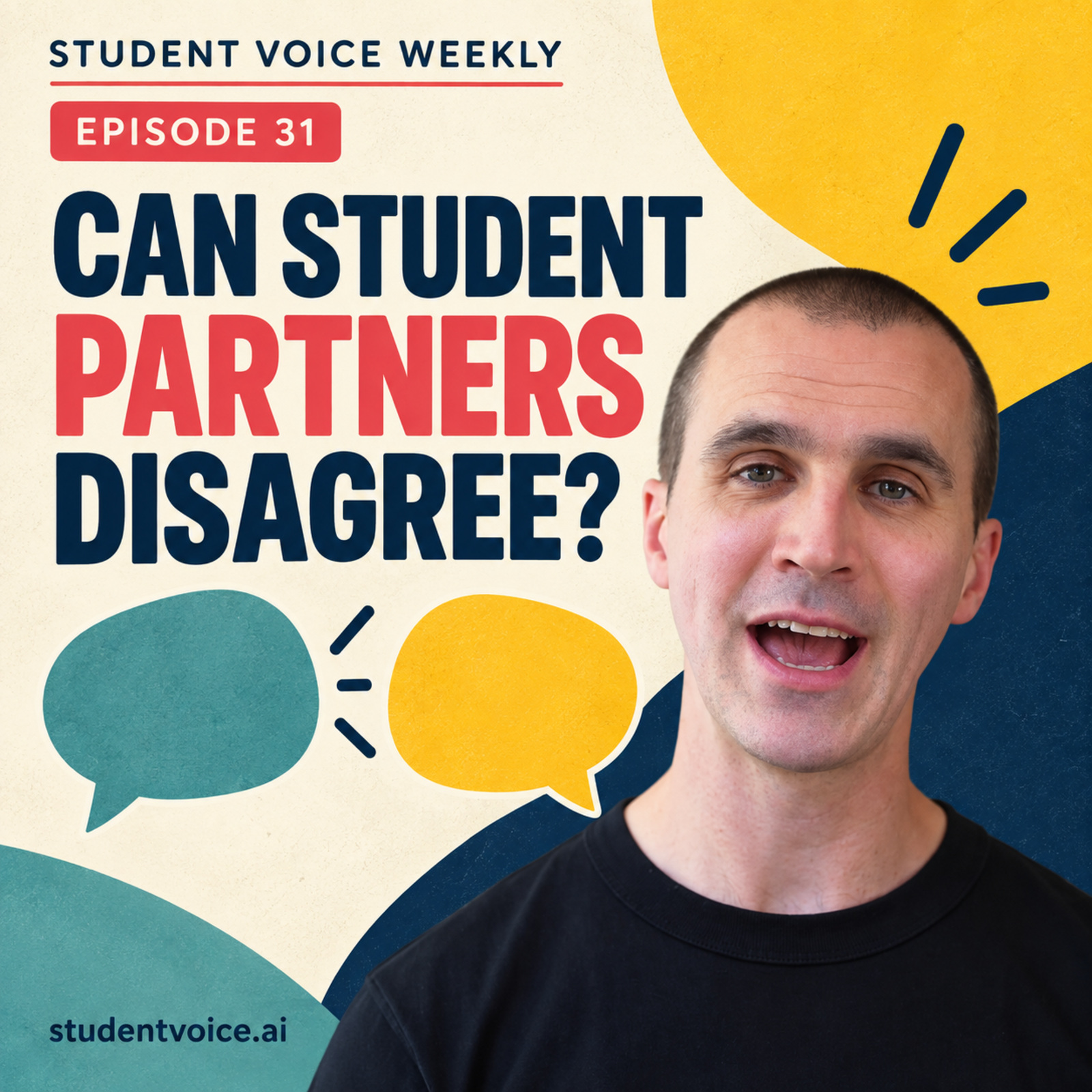 Student Voice Weekly episode 31 artwork with Dr Stuart Grey